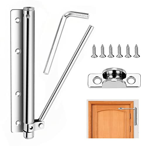Molla Chiudiporta Automatico, Chiudi Porta Porte Interne, Acciaio Inossidabile Molla per Porta, Regolabile Chiudiporta a Molla, Montaggio a Chiusura Automatica per Interno Esterno Porte