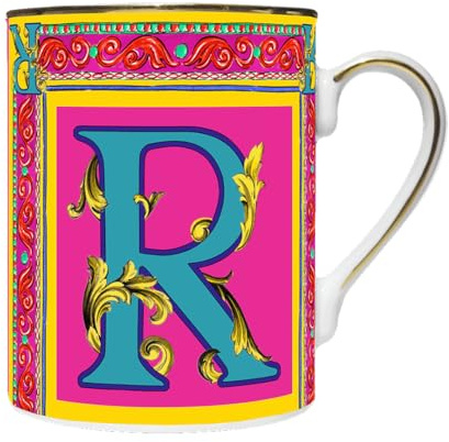 Baci Milano Mug porcellana - Ortigia (lettera R)