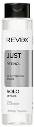 REVOX B77 - Just Retinol Toner, 250 ml, Tonique Visage Au Rétinol Pour Le Visage Et Le Cou, Hydrate En Profondeur, Réduit Les Rides Et Les Taches Brunes, Apaise Et Répare Les Peaux Irritées