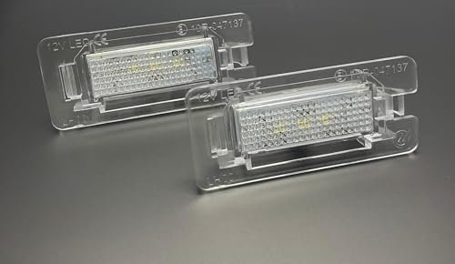 akhan LH001-2 - Fehlerfrei Kennzeichenbeleuchtung Geeignet für A1 AG, A3 8V, A4 B8 8K, A4 B9 8W