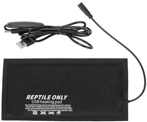 Reptilien-Heizkissen, USB-Untertank-Terrarium-Wärmer, Heizmatte, Untertank-Heizung, Terrarium-Wärmer-Set Mit Dreistufiger Temperaturregelung, Leistungsstellung unter Terrarium Heizung Heizmatte(M)