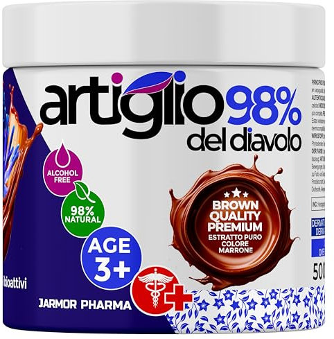 Gel Concentré Harpagophytum Griffe du Diable 98% - 500 ml | Formule Extra Forte | Extrait Pur | Couleur Marron Naturelle | Massage Articulations & Muscles Adultes et Enfants