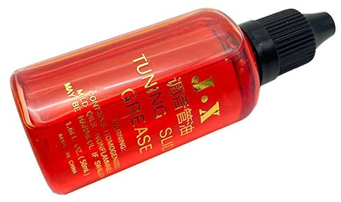 Fiorky 50 ml/Flasche Gitarrensaiten-Schmiermittel, Press-Open-Stimmzugfett, Reinigung und Wartung, Gitarren-Stimmzugöl for Trompeten, Posaunen und andere Blechblasinstrumente