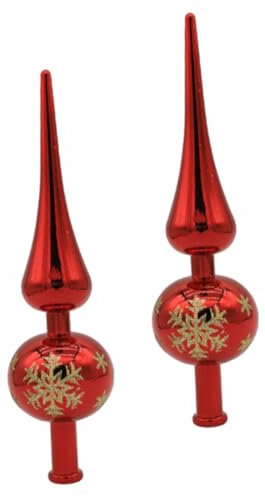 MAGICLULU 2stücke Weihnachtsbaumspitze Stern Deko Für Christbaum Glitzernde Treetop Ornament Für Festliche Weihnachtsdekoration Leicht Und Installieren