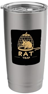 Awesome Rat Trap Statement Stainless Steel Insulated Tumbler