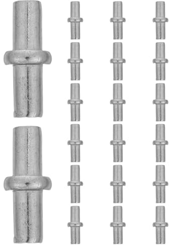 Ipetboom Lot de 20 Goupilles à Ressort en Acier Inoxydable, Finition Argenté, pour Charnières et Réparation de Placard Cuisine, Installation Facile