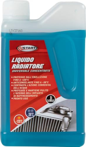Start - Liquido Radiatore Anticongelante -38°C 500 ml – Protezione Termica Affidabile per Auto, Moto e Veicoli Commerciali, Previene Corrosione e Surriscaldamento