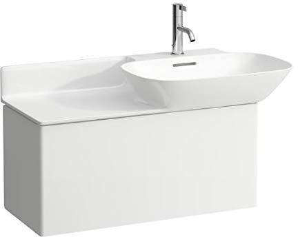 Laufen Ino Waschtischunterschrank, zu Waschtisch 813301 & 813302, 350x780x80, Farbe: Snow (weiß matt)