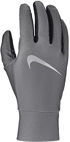 Nike Unisex – lätta handskar för vuxna, rökgrå/svart/silver, en storlek