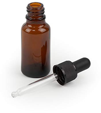 Beaumont Glass Dropper Bottle 20ml - Small Empty Reusable Eliquid Pipette, Ideal to Craft Cocktails, Add Essences, Flavours, Oil Massage or Aromatherapy | Accurately measures liquid ingredients; builds signature bar menus, custom cocktail bitters, eliquids, and aromatherapy oils.