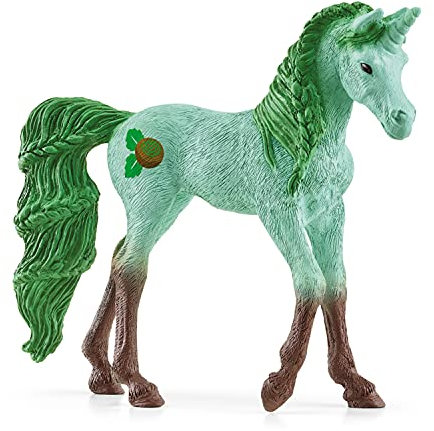 SCHLEICH 70734 Sammeleinhorn Minzschokolade, ab 5 Jahren, BAYALA - Spielfigur, 13 x 3 x 16 cm