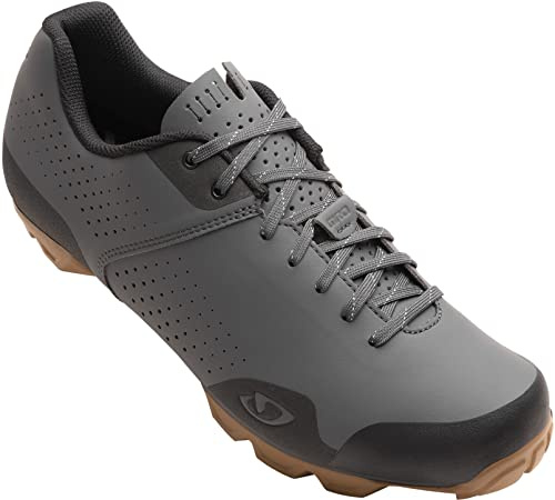 Giro Privateer Lace Men's Mountain Bike Shoe, Dark Shadow/Gum (2022), US 13 / EU 47