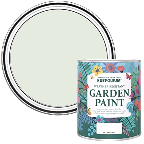 Rust-Oleum Green Mould Resistant Garden Paint in Matt Finish - Sage Mist 750ml
