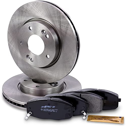 ATEC Germany Bremsenset Vorderachse inkl. Bremsscheiben Ø 280 mm Belüftet + | Kompatibel mit: HYUNDAI i30, i30 Kombi, KIA CEE'D Schrägheck, CEE'D SW, PRO CEE'D