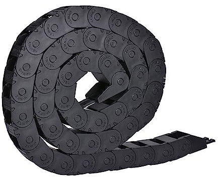 Cable Drag Chain,Drag Chain Cable Drag 5x5 7x7 10x10 10x15 10x20 10x30 L1000mm Chain Wire Carrier With End Connectors For CNC 3D Printer Engraving Machine (Size : 5x5 Non open)