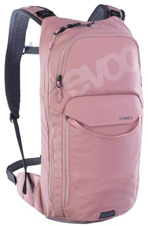EVOC STAGE 6, Backpack (verstellbare Schultergurte durch BRACE LINK, AIR FLOW CONTACT SYSTEM, wählbar mit Trinkblase oder ohne, inkl. Werkzeugfach, One Size)