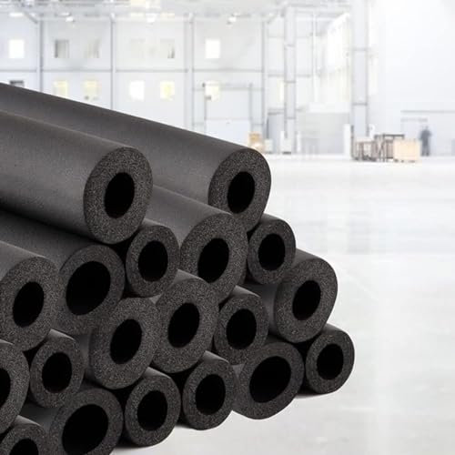 LTSRLL Rohrisolierung 10 mm, 16 mm, 20 mm, 25 mm, 32 mm, 50 mm, 76 mm, 90 mm Innendurchmesser X 1,8 m Isolierrohr Für HVAC-Außenklimaanlagen(ID50mm*T20mm*L1.8m)