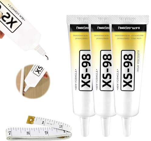 60ml Fabric Glue, Fabric Glue For Clothes Fabric Adhesive for Fabrics Cotton Flannel Denim Leather Patches PU, Washable Clear Fabric Adhesive