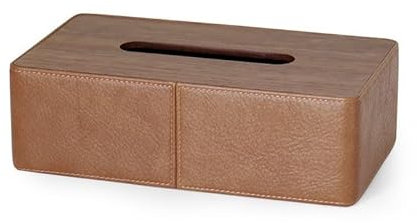 Kosmetiktücher Box Hochwertige Tissue-Box aus Walnussholz for den Innenbereich, Esstisch, Couchtisch, Schubladenbox, Wohnzimmer, Haushaltsdekoration, Tissue-Box für Esszimmer Badezimmer Schlafzimmer