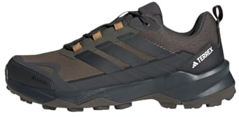 adidas Uomo Terrex Skychaser Ax5 Gore-Tex Hiking Shoes, Shadow Olive/Carbon/Bronze Strata, 39 1/3 EU