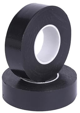 Vxcbad Version classique - Lot de 2 rouleaux de ruban isolant auto-soudant - Haute pression - Étanche - Noir - Pour réparations électriques - Robuste - Isolant - Protection contre les flammes