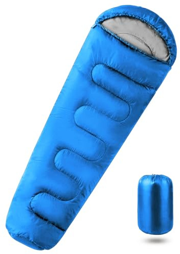 Lorrtta Sleeping Bags for Adults Ultralight 4 Season Single Person Warm Lightweight Sleeping Bag for Camping Lightweight Waterproof Indoor & Outdoor for Kids Teenagers Adults Hiking Backpacking