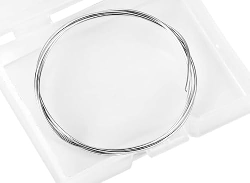 Easy Silver Solder Wire 0.50mm Fully Annealed, 100% RECYCLED SILVER, 1 Meter Lengths
