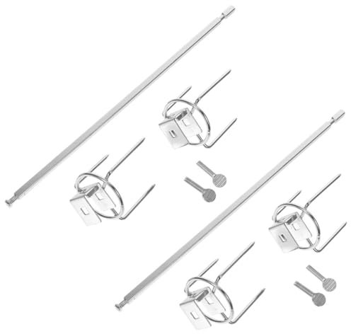 Mipcase 2ensemble Grande Fourchette à Viande Acier Inoxydable Fourchette à Poulet Rôti pour Barbecue Rotative pour Aliments pour Poulet Dinde et Grillades