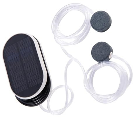 BESPORTBLE Aireador De Portátil Bomba De Solar De Inauguración Bomba De Aire Estanque