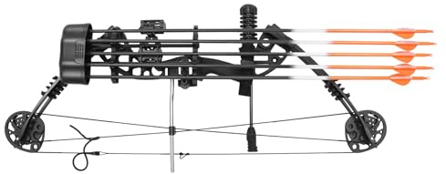 JJsdwin Compoundbogen Set Erwachsene, Compound Bogen, Bogenschießen, Sportbogen für Jugend und Anfänger, Zuggewicht 30–60 Pfund