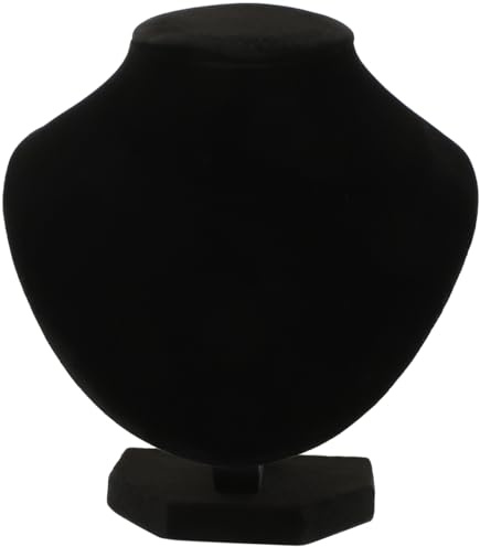 Healvian Necklace Display Stand Elegant Jewelry Organizer Bust for Chain Necklaces for Retail Home Use Sturdy Base for Stability Protects Against Damage and Scratches