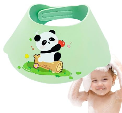 Toddler Hair Washing Shield,Bath Visor | Adjustable Waterproof Eye Ear Protector for Children No-Tears Bathing Travel Salon Rinsing Hospital Elderly Safety Water