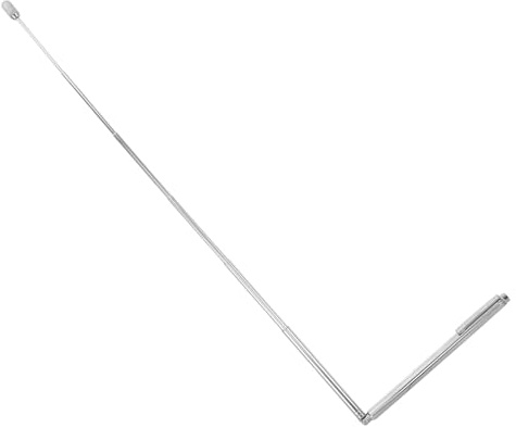 Abaodam Baguette de Sourcier Pliable en Laiton Solide Antenne Télescopique, Perche de Divination Robuste pour Usage Quotidien, Outil Portable pour Localiser L'eau et Trésors en Extérieur