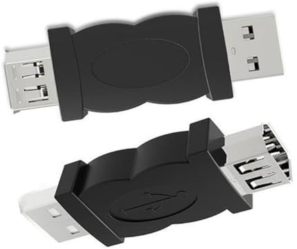 Agmoctz Conector USB a 1394 6P USB a Firewire MultifuncióN PortáTil Conveniente Convertidor USB Macho a 1394 de 6 Pines