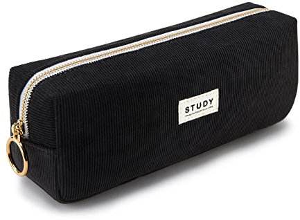 KALIDI Mäppchen Federmäppchen Mädchen Teenager Stiftetasche Stiftemappe Cord-Stoff Federtasche Pencil Case Schulmäppchen