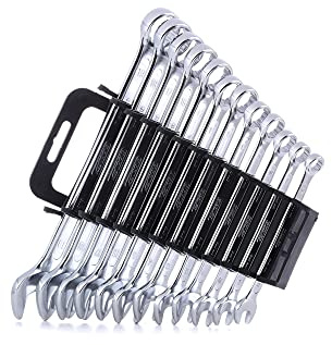 KS Tools Ringmaulschlüssel-Satz, abgewinkelt, 12-tlg. 8-19 mm