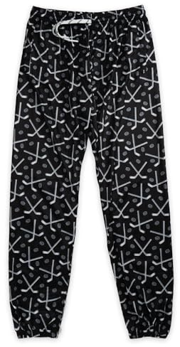 ChalkTalkSPORTS Hockey Lounge Pants | Sticks & Pucks | Youth Medium
