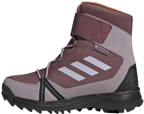 adidas Unisex Terrex Snow Hook-and-Loop Cold.RDY Winter Shoes Trailrunning-Schuhe, Quiet Crimson/Silver Dawn/Amber Tint, 37 1/3 EU