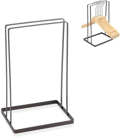 Gsycle Organizzatore Per Grucce Impilatore, Appendiabiti Appendiabiti Appendiabiti Appendiabiti, Design A Doppia Fila, Ferro, Nero