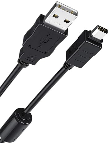 Câble de Transfert de Données USB 150cm Câble de Chargement USB compatible avec Appareils Photo Olympus CB-USB5 CB-USB6 CB-USB8 E-M1 E-M10 Mark II OM-D E-M5 Mark II Pen E-PL7 E-PL3 Tough TG-4 XZ-1