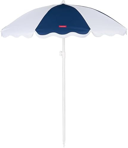 Flamingueo Sombrilla Playa, Piscina, Terraza Exterior, Protección UPF 50+, Altura y Orientación Regulable, Funda de Transporte, Poliéster, 210 x 160 cm