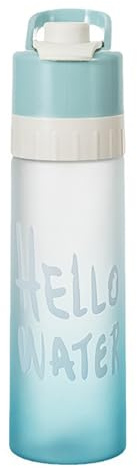 HERCHR Bottiglia d'Acqua a Nebbia, 650 ml / 22oz 2 in 1 Portable Mister Spray Drink Bottle Sports Acqua con Nebbia a spruzzo per Palestra per Esterni Che corre in Bicicletta