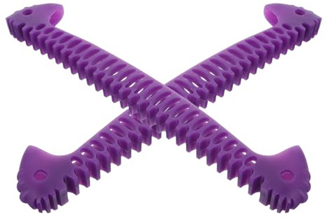 GLEAVI Lot de 2 Protège-Lames Élastiques pour Patins à Glace Protections Souples Taille Unique pour Garçon et Filles et Adultes Accessoires Essentiels pour Patinage Artistique et