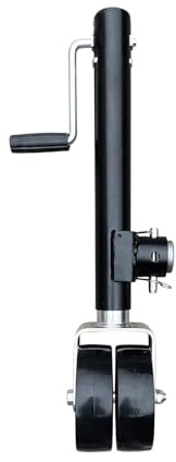 NYTFHMS Lift Swivel Trailer Jack - Bolt-On Swivel Tongue Jack, Trailer Jack, Boat Trailer Tongue Jack, with 6'' Dual Nylon Wheel,10'' Lift, Trailer Jockey Wheel, 1500,C