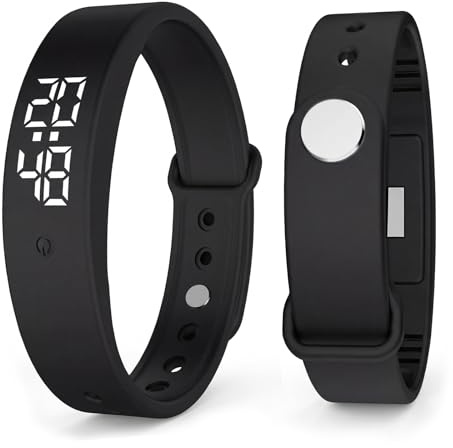 Pulsera Despertador Vibratorio, Reloj Pulsera Despertador para Adultos