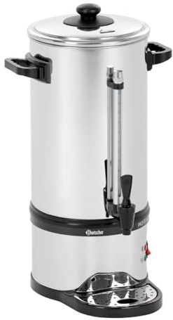 Bartscher Kaffeemaschine PRO II 60 – Edelstahlfilter nutzbar ohne Papier, 9 l, 60–72 Tassen, Warmhaltefunktion, für Gastronomie