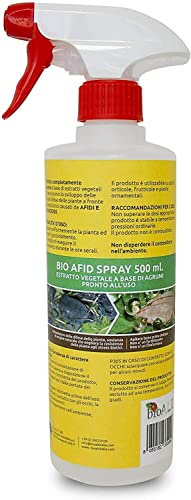 Bio Afid Insetticida Spray Naturale Estratto Vegetale a Base di Agrumi Afidicida bioA.L.T Contro Afidi Aleurodidi Tripidi Psilla Protezione Piante Ornamentali da Fiore Frutto e Orto Spray 500 ml