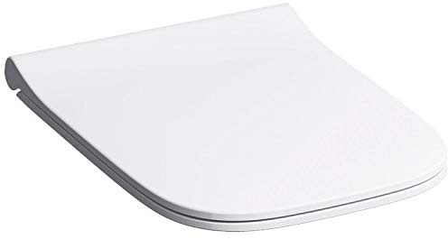 Geberit Smyle WC-Sitz Slim mit Deckel, Sandwich, antibakteriell, weiß, 500.239.01.1