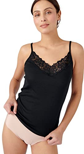 Damart - Caraco Thermolactyl, Douceur Soyeuse, Femme, Noir, Taille S, Bretelle