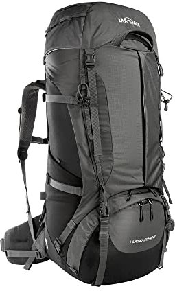 Tatonka Yukon 60+10 Women - Trekkingrucksack für Frauen - Mit Frontzugriff, verstellbarem Rückensystem, extra Bodenfach, Regenhülle und 70 Liter Volumen (titan grey/black)